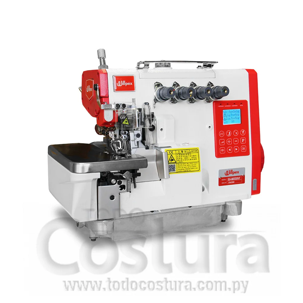 OVERLOCK (ELECTRONICA - 5 HILOS - LIVIANA) WILLPEX G5-5-02/223/SUT (MOTOR INCORPORADO)